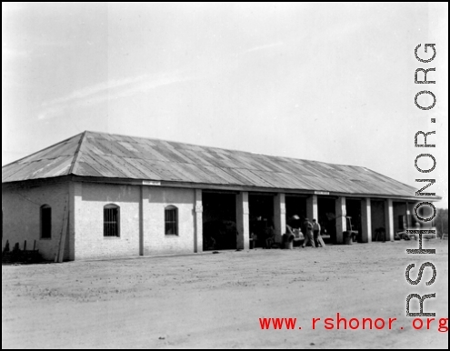 A car pool maintenance area in the CBI during WWII.
