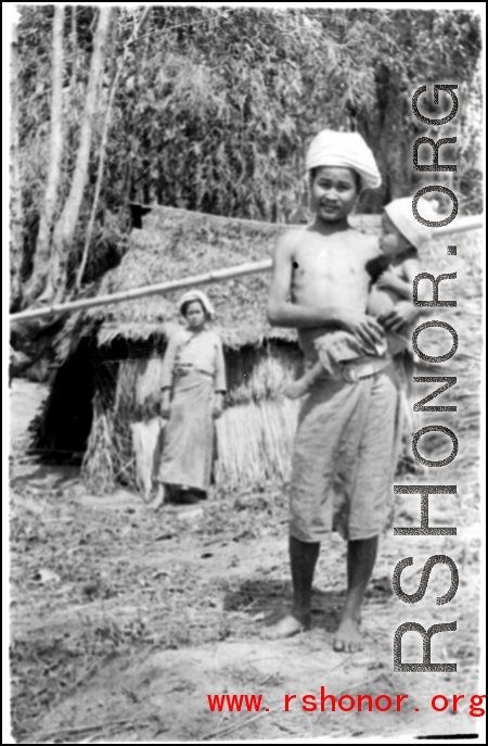 Villagers, most likely Burma. During WWII.