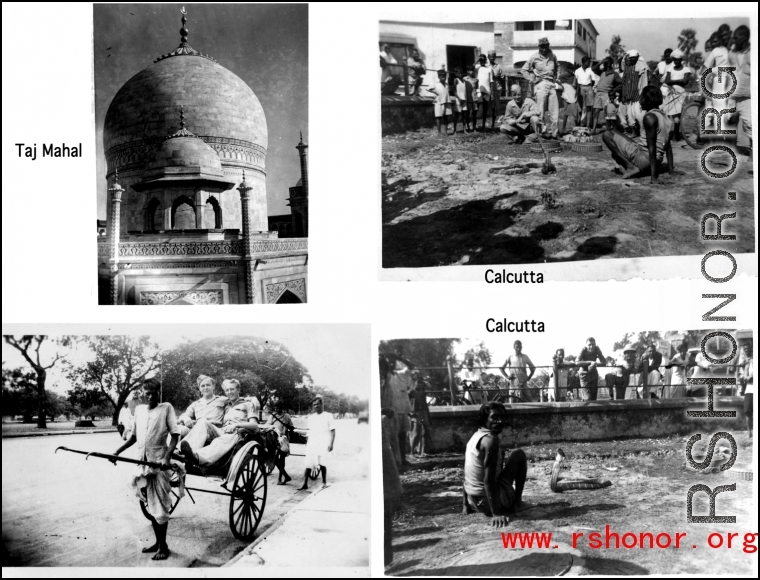 Scenes around India during WWII.