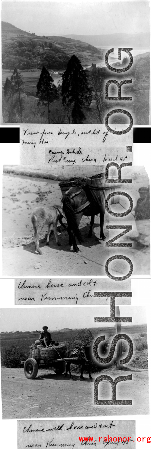 Rural scenes in China during WWII.