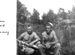 Sloan and Clark in Kunming during WWII.