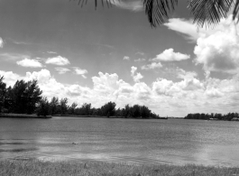 A waterway in Burma or India, during WWII.