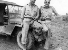 "This Is Lt. Sohl And Lt. Chaves, Two Of The 396th's Great Engineering Officers."