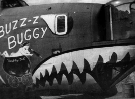 The B-24 "Buzz-Z Buggy".   From the collection of Robert H. Zolbe.