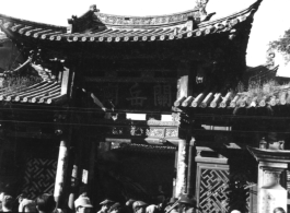 The Guanyue temple, in Guilin.   From the collection of Hal Geer.