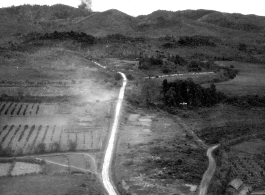 Bombing of small road bridge in either SW China (esp. Guangxi), or Burma, or French Indochina during WWII.