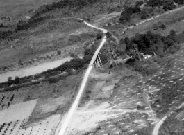 Bombing of small road bridge in either SW China (esp. Guangxi), or Burma, or French Indochina during WWII.