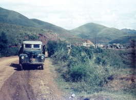 A convoy in the mountains of SW China (or Burma), during WWII.