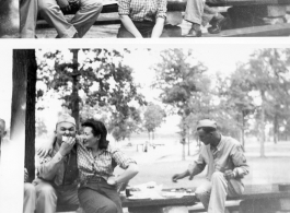 2005th Ordnance men in training in Mississippi, on a picnic, and the town of Jackson, Mississippi. June 1943.