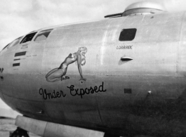 B-29 "Under Exposed." Likely in Yunnan, China.  From the collection of David Axelrod.