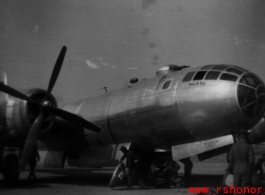 B-29 bomber "Miss-A-Sip" in China.