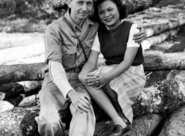Eugene T. Wozniak and Chinese friend in the CBI.