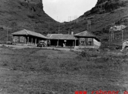 Air Force dispensary at Guilin (Kweilin), China. This building, constructed of mud and bamboo, was equipped to handle major surgical cases."  (Info thanks to TexLonghorn and tonystro)