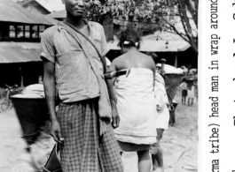 A Kachin head man in north Burma during WWII.   Photo by A. L. Schwartz.