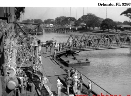 Ship taking troops home to the US after war end.  Photo from Robert Travis Keagle.