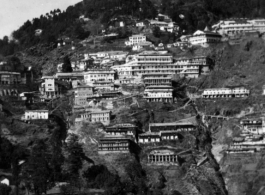 Hillside town near Mussorie, India, during WWII.  Local images provided to Ex-CBI Roundup by "P. Noel" showing local people and scenes around Mussorie India. 