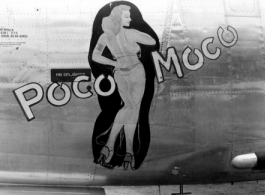 B-24 'Poco Moco' nose art.