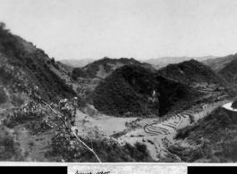 Karst formation north of Kunming, May 1945.