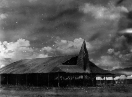 Post chapel at Warazup, Burma, during 1945.