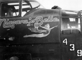 B-25 "Niagara's Belle", #439. Pete Bertani , Yangkai, 1945.