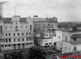 From inside Grand Hotel toward Firpo's, Calcutta June 1943. 