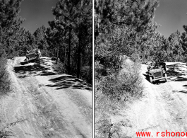 The men traveled by jeep to the site, over rough dirt tracks, but through beautiful country, as in these images.