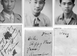 Friends made in China during WWII: Teng, and Wong.