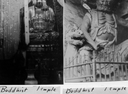 Buddhist temple in Kunming during WWII.