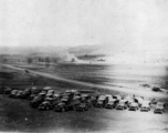 US vehicles in the midst of retreat in China during WWII.