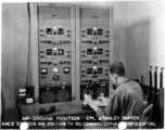 Air-ground position radio. Cpl. Stanley Smock. AACS Sta. No. 251, 128th Squadron, Chanyi, China.