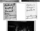 GIs visit Buddhist temple near Kunming, June 1944.