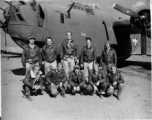 On May 20, 1944 the B-24 bomber 'Puck' took off on a sea sweep mission under leadership of the lanky pilot, Donald Richardson. The plane (#42-73317) and crew disappeared. The crew were:  1st Lt. Donald G. Richardson, Pilot 1st Lt. Frank L. Munson, Co-pilot 1st Lt. James P. ‘Jim\' Gilbert, Navigator 1st Lt. Linus J. Austin, Bombardier TSgt. Cecil L. Olson, Radio Operator SSgt. Arthur Regal, Asst Radio Operator TSgt. Harold W. ‘H.W.\' Case, Engineer Cpl. Jordan L. Daley, Asst Engineer (not shown in image abov