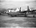 The B-24 bomber "Lady Flo."