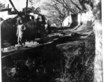 Stepped village path in Yunnan, during WWII.