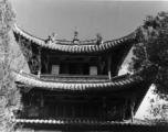 Ornate tile roof architecture in Yunnan province, China.