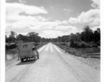 797th Engineer Forestry Company in Burma: Bridge over a river on the Burma Road.  During WWII.