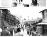 Street scene at Darjeeling, India, during WWII.