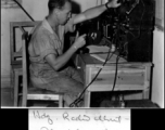 An American "headquarters radio unit" somewhere in China during WWII.