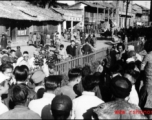 Street scene in Guilin, shortly before the Japanese advance in the fall of 1944.  From the collection of Hal Geer.