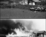 Allied destruction at Guilin before retreating in front of the Japanese advance in the summer/fall of 1944.  From the collection of Hal Geer.