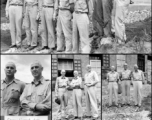 Casey Vincent staff with shaved heads, June 8, 1944, in Guilin.