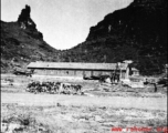 American P-40s parked in Guangxi province during WWII.