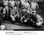 Chinese General officers of the Hon. 1st Div. and the American Liaison Officers attached to that Division.