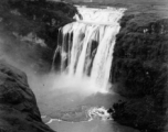 The Huangguoshu falls, near Anshun city, Guizhou province, China, during WWII.