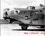 B-24 "Lady Luck" in the CBI during WWII.