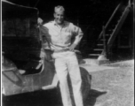 A GI with Jeep in the CBI.