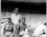 A GI in China recuperates from injuries during WWII.