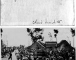 Market day in village in Yunnan province, March 1945, on road to Camp Schiel.