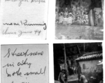 Temple and open-air street restaurant near Kunming, China, June 1944.