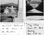 Purple Mt. Park, Nanjing, China, late 1945.